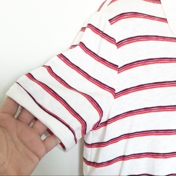 Universal Thread Womens Striped Short Sleeve Top Sz XXL - Picture 4 of 8